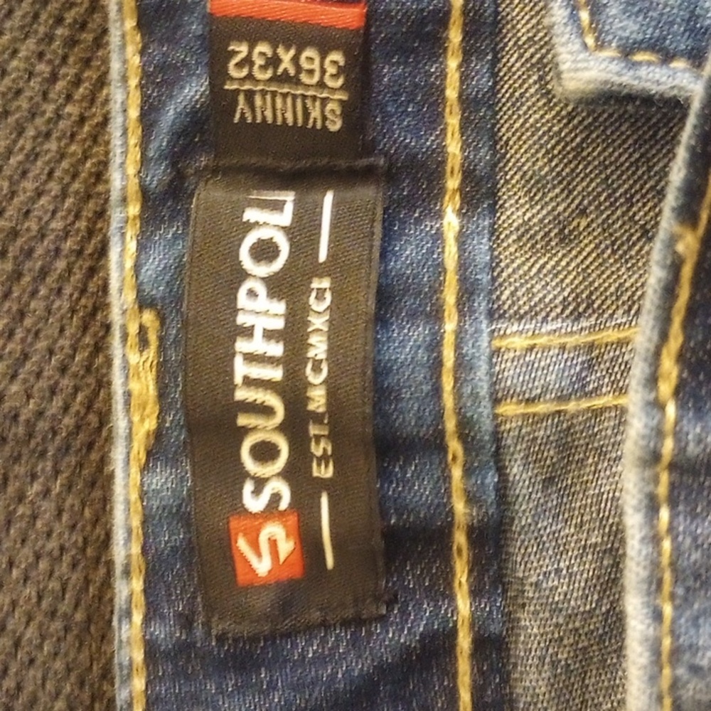 Southpole Skinny Jeans 36x32 Brand New Stock!